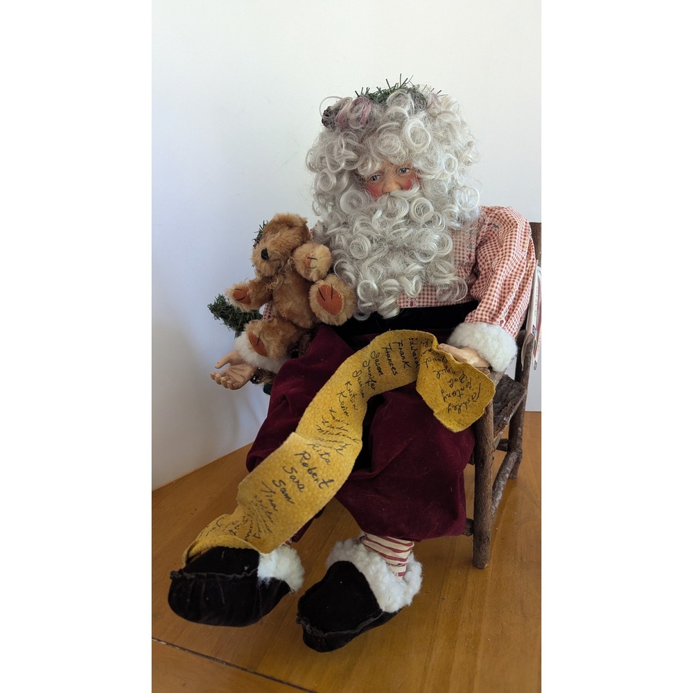 Vintage Figments of Folklore Collection Santa Claus Twig Chair